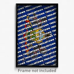 Trexlertown Pennsylvania Poster (PA City Souvenir 11x17 Town Print)