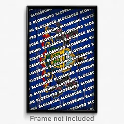 Blossburg Pennsylvania Poster (PA City Souvenir 11x17 Town Print)