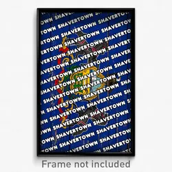 Shavertown Pennsylvania Poster (PA City Souvenir 11x17 Town Print)