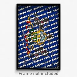 Port Carbon Pennsylvania Poster (PA City Souvenir 11x17 Town Print)