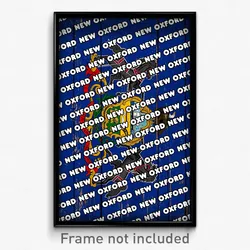 New Oxford Pennsylvania Poster (PA City Souvenir 11x17 Town Print)