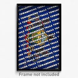 Towamensing Trails Pennsylvania Poster (PA City Souvenir 11x17 Town Print)