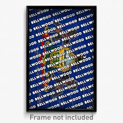 Bellwood Pennsylvania Poster (PA City Souvenir 11x17 Town Print)