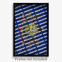 Industry Pennsylvania Poster (PA City Souvenir 11x17 Town Print)