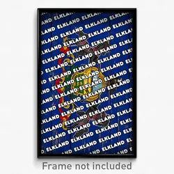 Elkland Pennsylvania Poster (PA City Souvenir 11x17 Town Print)