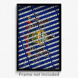 Fredericksburg Pennsylvania Poster (PA City Souvenir 11x17 Town Print)