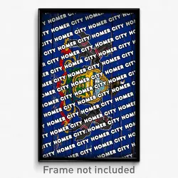 Homer City Pennsylvania Poster (PA City Souvenir 11x17 Town Print)