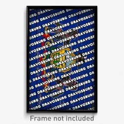 Dravosburg Pennsylvania Poster (PA City Souvenir 11x17 Town Print)