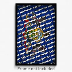 Smethport Pennsylvania Poster (PA City Souvenir 11x17 Town Print)