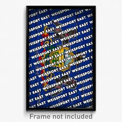 Weissport East Pennsylvania Poster (PA City Souvenir 11x17 Town Print)