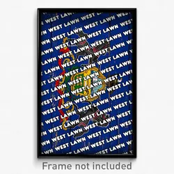 West Lawn Pennsylvania Poster (PA City Souvenir 11x17 Town Print)