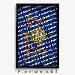 Cherryville Pennsylvania Poster (PA City Souvenir 11x17 Town Print)