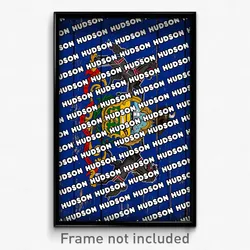 Hudson Pennsylvania Poster (PA City Souvenir 11x17 Town Print)