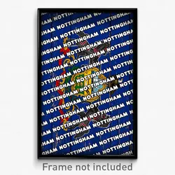 Nottingham Pennsylvania Poster (PA City Souvenir 11x17 Town Print)