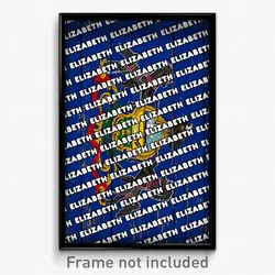 Elizabeth Pennsylvania Poster (PA City Souvenir 11x17 Town Print)
