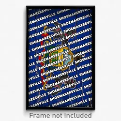 Shoemakersville Pennsylvania Poster (PA City Souvenir 11x17 Town Print)