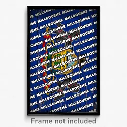 Millbourne Pennsylvania Poster (PA City Souvenir 11x17 Town Print)