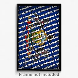 Bainbridge Pennsylvania Poster (PA City Souvenir 11x17 Town Print)