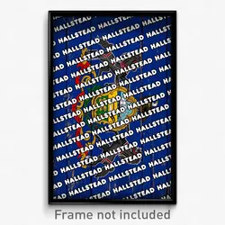 Hallstead Pennsylvania Poster (PA City Souvenir 11x17 Town Print)
