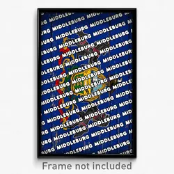 Middleburg Pennsylvania Poster (PA City Souvenir 11x17 Town Print)