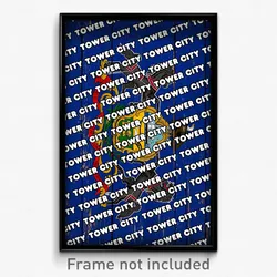 Tower City Pennsylvania Poster (PA City Souvenir 11x17 Town Print)