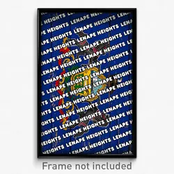 Lenape Heights Pennsylvania Poster (PA City Souvenir 11x17 Town Print)