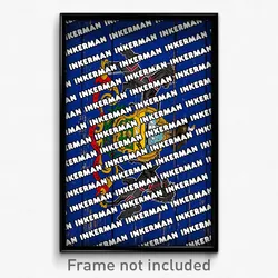 Inkerman Pennsylvania Poster (PA City Souvenir 11x17 Town Print)