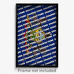 Chadds Ford Pennsylvania Poster (PA City Souvenir 11x17 Town Print)