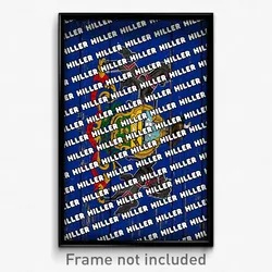 Hiller Pennsylvania Poster (PA City Souvenir 11x17 Town Print)