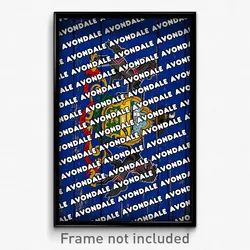 Avondale Pennsylvania Poster (PA City Souvenir 11x17 Town Print)