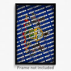 West Fairview Pennsylvania Poster (PA City Souvenir 11x17 Town Print)