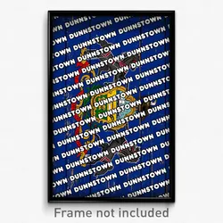 Dunnstown Pennsylvania Poster (PA City Souvenir 11x17 Town Print)