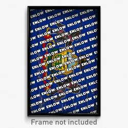 Enlow Pennsylvania Poster (PA City Souvenir 11x17 Town Print)