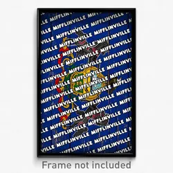 Mifflinville Pennsylvania Poster (PA City Souvenir 11x17 Town Print)