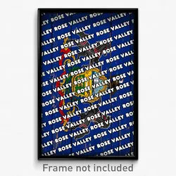 Rose Valley Pennsylvania Poster (PA City Souvenir 11x17 Town Print)