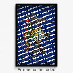 Fairhope Pennsylvania Poster (PA City Souvenir 11x17 Town Print)