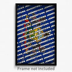 Jennerstown Pennsylvania Poster (PA City Souvenir 11x17 Town Print)