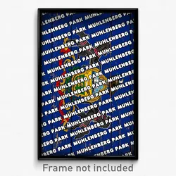 Muhlenberg Park Pennsylvania Poster (PA City Souvenir 11x17 Town Print)