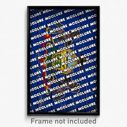 McClure Pennsylvania Poster (PA City Souvenir 11x17 Town Print)