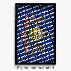 Mars Pennsylvania Poster (PA City Souvenir 11x17 Town Print)