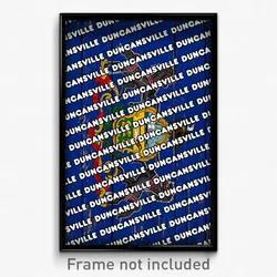 Duncansville Pennsylvania Poster (PA City Souvenir 11x17 Town Print)