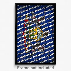 Fellsburg Pennsylvania Poster (PA City Souvenir 11x17 Town Print)