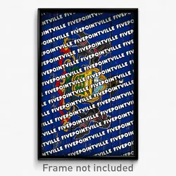 Fivepointville Pennsylvania Poster (PA City Souvenir 11x17 Town Print)