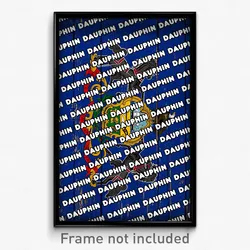 Dauphin Pennsylvania Poster (PA City Souvenir 11x17 Town Print)