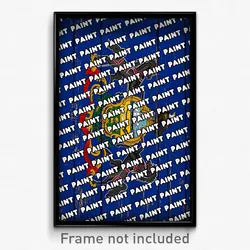 Paint Pennsylvania Poster (PA City Souvenir 11x17 Town Print)