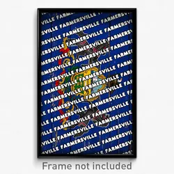 Farmersville Pennsylvania Poster (PA City Souvenir 11x17 Town Print)