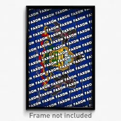 Faxon Pennsylvania Poster (PA City Souvenir 11x17 Town Print)