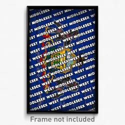 West Middlesex Pennsylvania Poster (PA City Souvenir 11x17 Town Print)