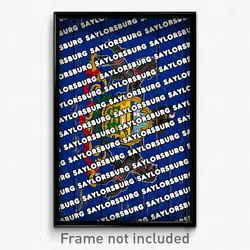 Saylorsburg Pennsylvania Poster (PA City Souvenir 11x17 Town Print)