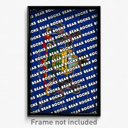 Bear Rocks Pennsylvania Poster (PA City Souvenir 11x17 Town Print)